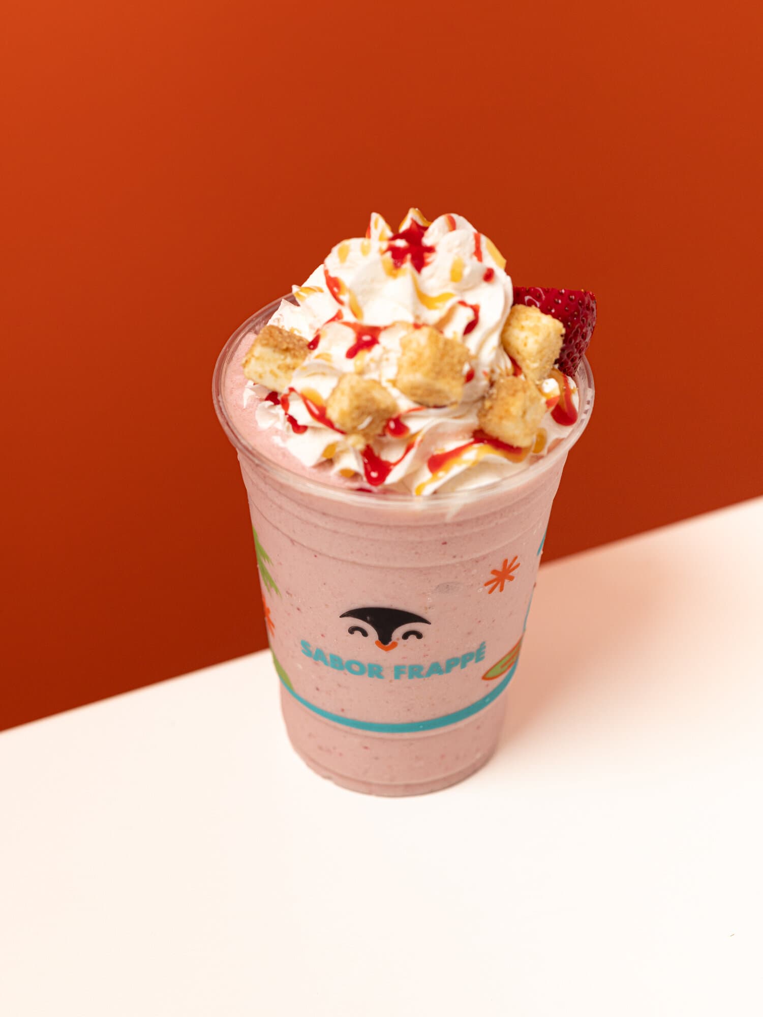Frappé de strawberry cheesecake